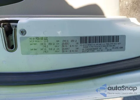 2019 Dodge Grand Caravan Se z USA, uszkodzony, nr VIN 2C4RDGBG8KR806434